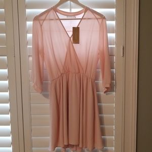 New Blush Dress Size M
